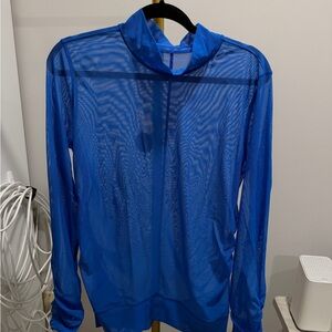 Lululemon Sheer Blue Long Sleeve Top